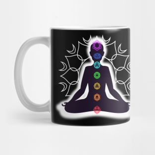 Spirituality Yoga Chakra Design Mug